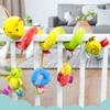 zhongdada Spiral Pram Toys for Babies -Plush Hanging Baby Rattle