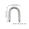 Maxmoral Aquarium U-Shape Connectors Stainless Steel Fish Tank Air Pump