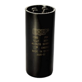 HQRP 70uF 220V Start Capacitor Compatible with Genie 000954419988A 000954419988A.S 19988A 19988A.S Garage Door Opener 1/2HP Models 70MFD CD60, UL Listed