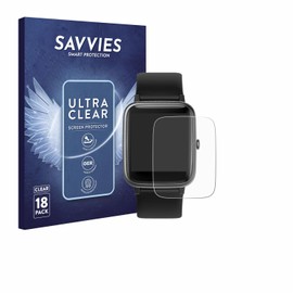 Savvies Screen Protectors for Fitpolo ID205L / H205L 1.3 Inch Ultra Transparent Pack of 18