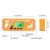 Digital Billet Torpedo Level Protractor ABS 90 Degree Orange
