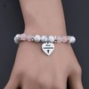 KUIYAI First Communion Gift Goddaughter Bracelet Bapitism Pearl Bracelet Knot