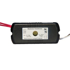 Ironsmith Lighting Products 150 Watt Dimmable Halogen Lamp Transformer - Metal & Plastic Material, Halogen, Xenon, Krypton Type Light Bulbs Support - Short Circuit Protected with Auto Restart