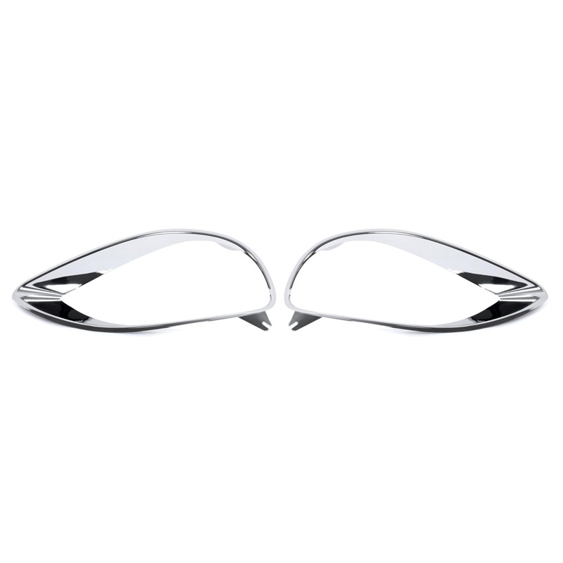 KUAFU Pair Headlight Bezel Compatible with 2001-2017 Freightliner Columbia Replacement
