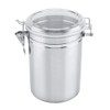 Food Storage Jar, Stainless Steel Coffee Container Airtight Sealed Food