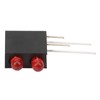 100Pcs 3mm Light Holder Dual Hole LED Diode Lamp with