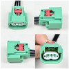2PCS Headlight Connector Plug Pigtail Wiring Harness for Jeep RAM