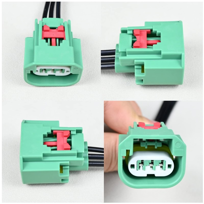 2PCS Headlight Connector Plug Pigtail Wiring Harness for Jeep RAM