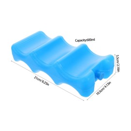 Totority Wave Ice Pack Reusable Cooling for Air Conditioner Fans and Lunch Boxes No Water Required Versatile Ice Pack for Fast Temperature Reduction and Convenience