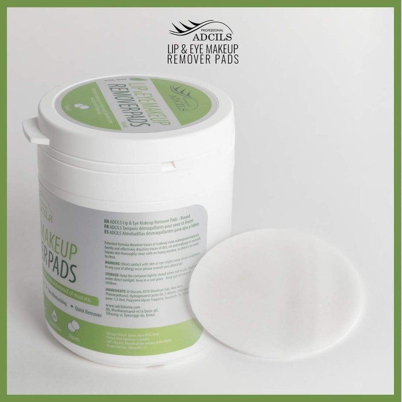ADCILS PROFESSIONAL Lip & Eye Makeup Remover Pad Aloe Vera
