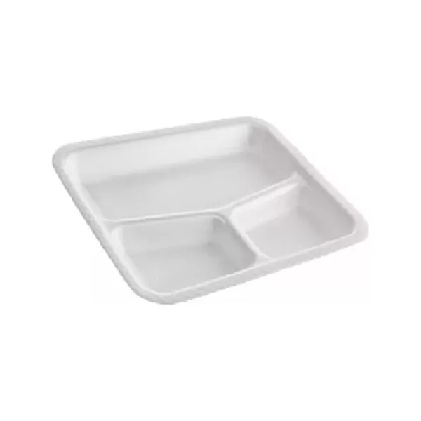 Naliplastic 400 Pz Plato 3 División, 400 Vasos #8 Y
