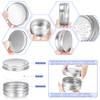 MotBach 12 Pack 2oz Tin Jars, 60ml Metal Tin cans,
