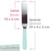 Scrapcooking 5177 Small Angled Spatula Stainless Steel Multi-coloured 3 x
