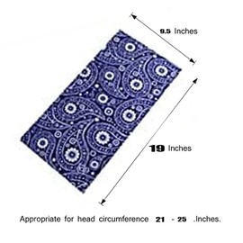 KINGREE KINREE 6PCS Outdoor Magic Scarf, Elastic Headbands, Headscarves, Headwear, Mask (Elegant Paisley)