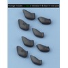 Acefrog 2 Pairs Upgraded Nose Pads for Oakley Flak 2.0