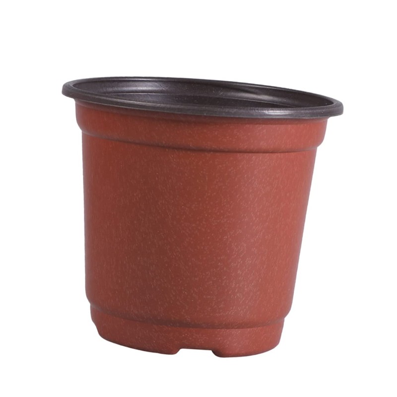 ORFOFE 100PCS Plastic Flower Pots Creative Breathable Planters Diameter for