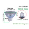 ukzboss mr16 120V Dimmable 5w 6000K Cool White Daylight White