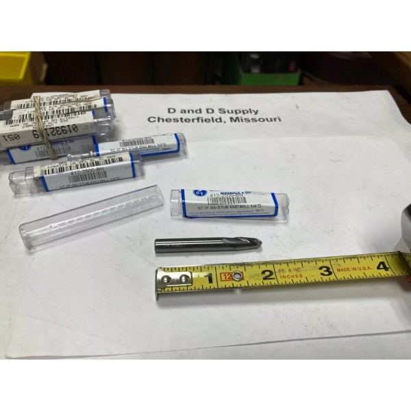 Quality Carbide Tool QTC 412-2500-BN, Solid Carbide, Stub Ball End