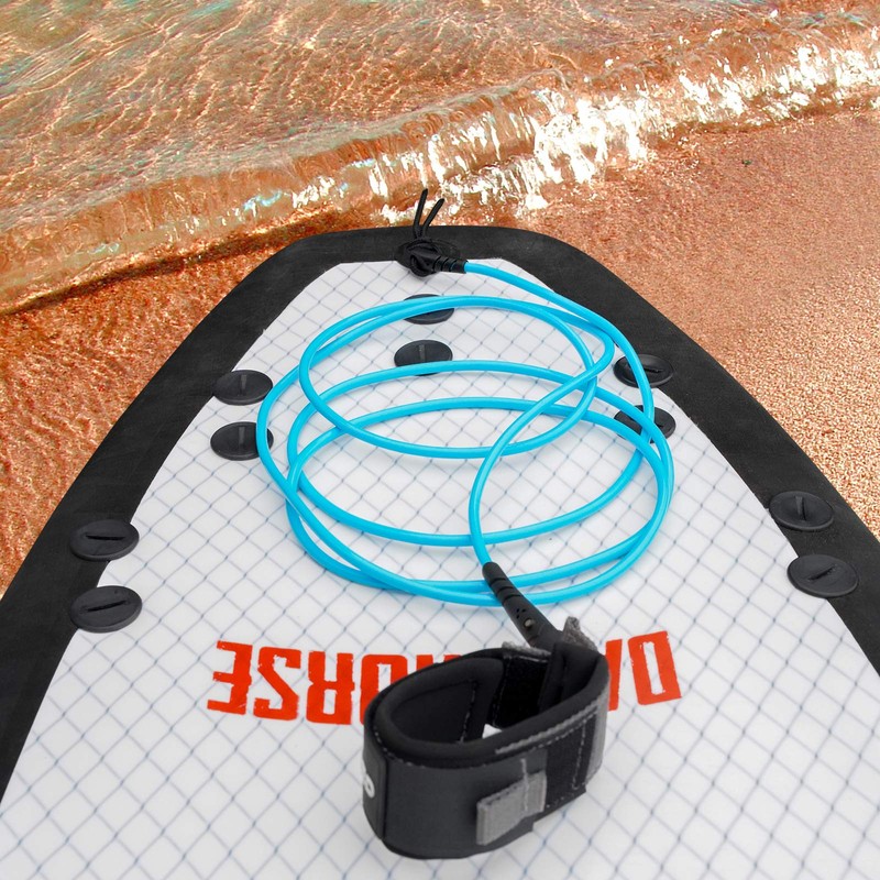 Surfboard Leash,Straight Rope Single Turn Surf Leash for Longboard,Paddleboard,Surfboards 5.5mm