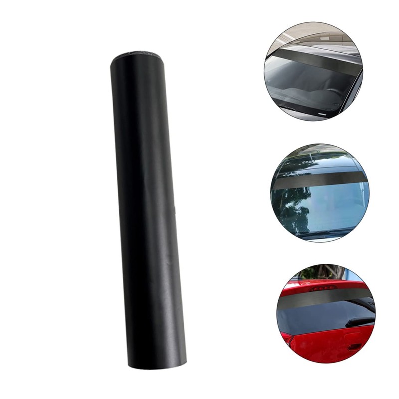 FUNOMOCYA Car Window Sun Shade Windshield Tint Strip 130x20cm Black