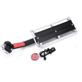 VGEBY Bicycle Touring Carrier, Aluminum Alloy Bicycle Luggage Carrier Cargo Rear Racks Cycle Rear Seat Post Rack Rear Bike Rack