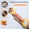 PetJoyHaven Dog Tug Toy - Rubber Rings & Cotton-Linen Rope