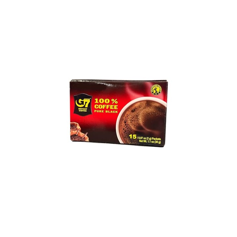 Instant Coffee Powder, Quick Dissolving (2 PACKS, PURE BLACK COFFEE)