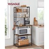 VASAGLE Coffee Bar, Baker’s Rack for Kitchen with Storage, 6-Tier