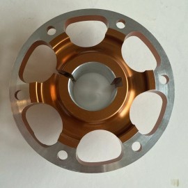 Freeline 30 mm Brake disc carrier go kart racing new anodized gold as shown measure