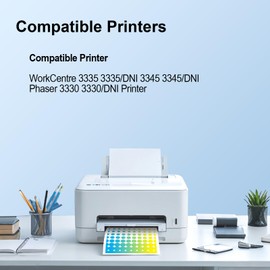 3330/ 3335/ 3345 Black High Capacity Toner-Cartridge (8,500 Pages/Pack) Compatible for Xerox 106R03622 for Xerox Phaser 3330 WorkCentre 3345 3335 Printer