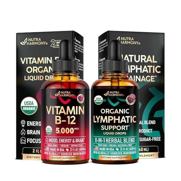 NUTRAHARMONY Energy, Focus, Mood, Brain Health & Immune Support, Cleanse