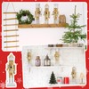 Cinnvoice 3 Pcs 10 Inch Christmas Nutcracker Figure Wood Nutcracker