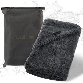FLIGUS Car Wash Towel, Super Thick Towel (Just Stroking) Car Wash Product, Water Absorption Cloth, Large Size