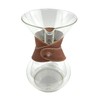 Hide & Drink, Pour Over Collar Compatible with Chemex 6-Cup