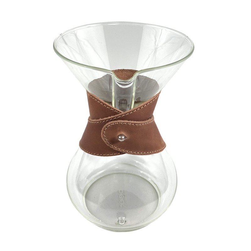 Hide & Drink, Pour Over Collar Compatible with Chemex 6-Cup