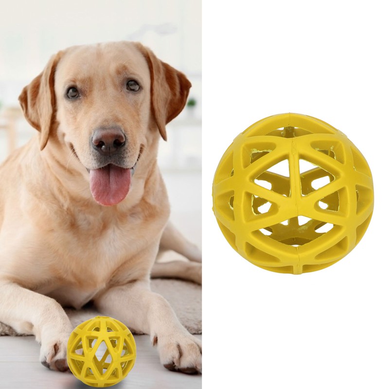 Hollow Dog Ball Bite Resistant Teeth Grinding Interactive Rubber Pet