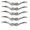 AB Tools Rope Cleat 4-1/2" Stainless Steel Marine Grade 5