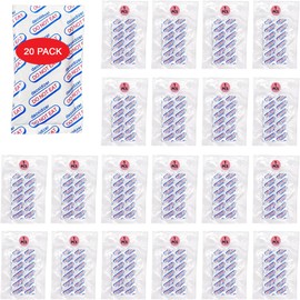WolfGroup(20-Pack)2000cc individually sealed oxygen absorbers for food storage,food grade oxygen absorbers packets for Home Made Jerky and Long Term Food freshness