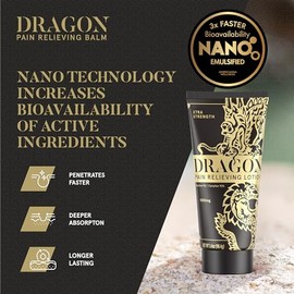 Americanna Wellness Dragon Lotion 3.4oz EXTRA Black