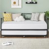 GAOMON 🎱Twin Daybed with Trundle Metal Twin Trundle Bed Frame