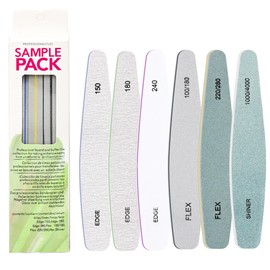 QSLKI Nail Polishing Block, 7 Stages, Nail Files, Double-Sided, Washable and Reusable Nail Files, Double Sided Nail Files for Nail Studio and Home