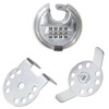 RV Double Propane Tank Locking Device 1/2”-13 Threads Shaft Anti-Theft