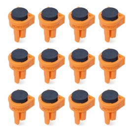 POWERTEC 12PCs Bench Dogs for 3/4" Dog Hole, Nylon Bench Dog w/EVA Insert, Woodworking Tool for Work Bench, MFT Table, Portable Workbench w/Dog Holes, Tools for Woodworking & DIY Projects (71188-P3)