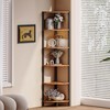 6 Tier Corner Shelf 63.1" Tall Corner Shelves stand Ladder