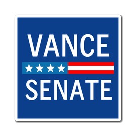 JD Vance Magnet Blue JD Vance for Ohio Senator Car Magnet Bumper Sticker USA Made