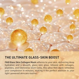 FAQ Mascarillas Faciales de Colágeno Glass Skin – Hidratante Facial con Acido Hialuronico, Péptidos y Centella Asiatica - Minimizador de poros -Compat