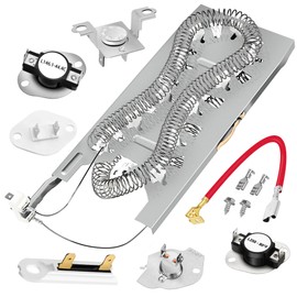 UPGRADE HEATING PLATE WP3387747 W11344457 Dryer Heating Element Kit For Whirlpool Cabrio Kenmore He2 Elite He3 Maytag Dryer MED6230RHW1 MEDB835DW GEW9250PW0 WD05X30818 GEQ9800PW2 MEDB835DW4 GEQ9800PW1