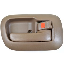 PT Auto Warehouse TO-2530B-RS - Inside Interior Inner Door Handle/Trim, Brown - Passenger Side Front