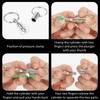 Mabor Quick Release Keyring, 4 PCS Detachable Pull Apart Keychains