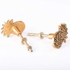 ETHNICITI Pineapple Gold Metal Vintage Knob Pull Handle Drawer Cupboard